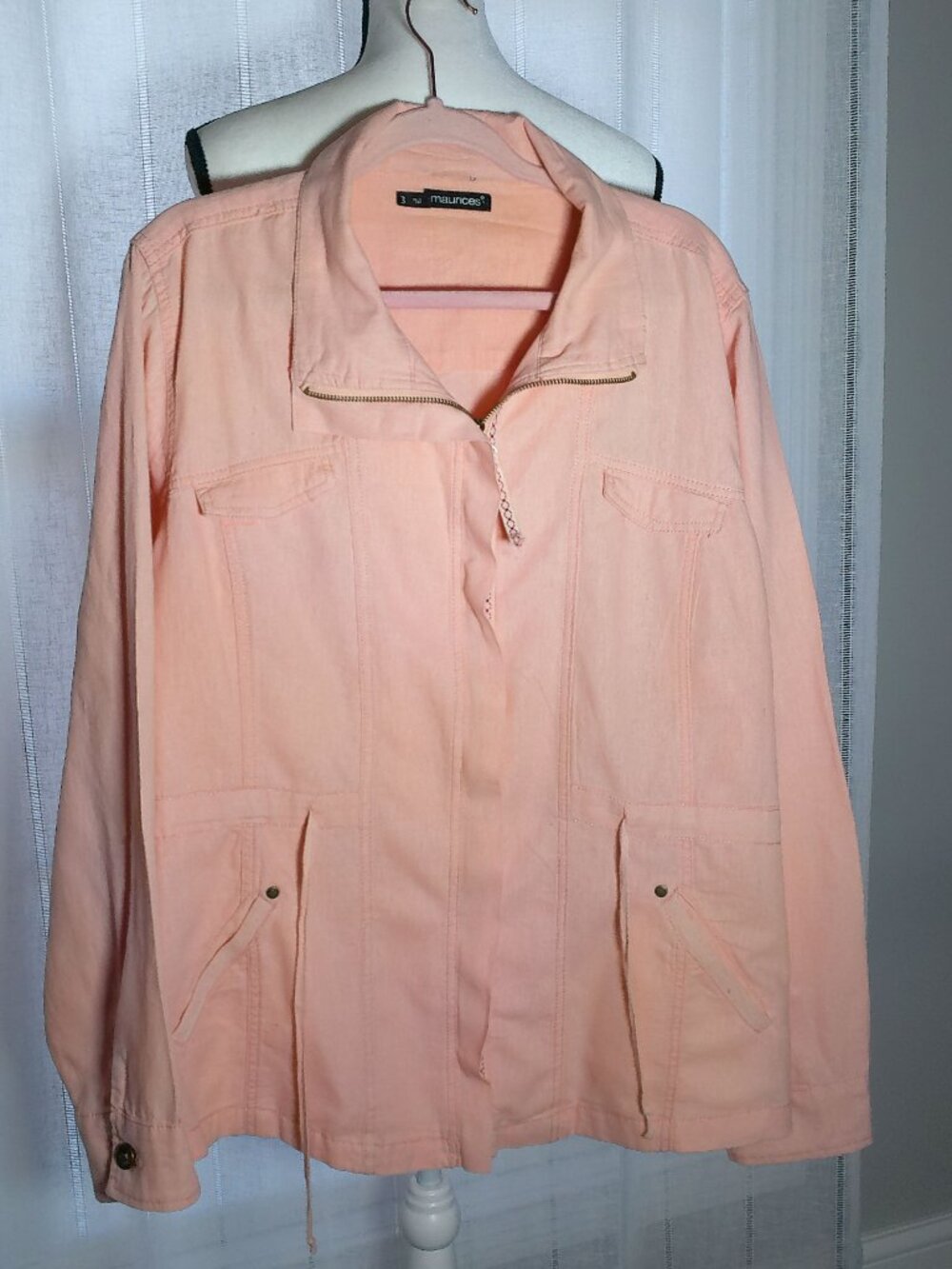Maurices light pink/peach jacket